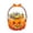 Orange, variant on Halloween Candy Treat Bags With Handles, Cauldron & Pumpkin Shaped Clear Zipper Goodie Pouches, Trick‑Or‑Treat Gift Bags For Holiday Party Favors(Green)