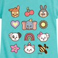 thumbnail image 3 of Disney Classics - Character Group With Icons - Toddler & Youth Girls Short Sleeve Graphic T-Shirt, 3 of 5