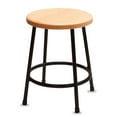 thumbnail image 2 of Richeson Lyptus and Steel Stool - 18"H, Round, 2 of 2