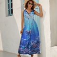 thumbnail image 2 of Mermaid Glitter Fish Scale Girls Sleeveless Dress Woman Fashion Long Dresses Women's Summer Suit Dress 2025, 2 of 6