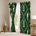 thumbnail image 3 of Castle Fairy Kawaii Nutcracker Blackout Curtains Set of 2 (52x84 Each),Geometric Lattice Window Curtains,Festival Xmas Curtains and Drapes,Lightweight Room Decor, 3 of 6