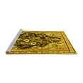 thumbnail image 2 of Ahgly Company Machine Washable Indoor Rectangle Persian Yellow Traditional Area Rugs, 8' x 10', 2 of 4