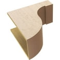 thumbnail image 6 of 11"W x 22"D x 22"H Classic Del Monte Rough Cedar Woodgrain TimberThane Corbel, Primed Tan, 6 of 6