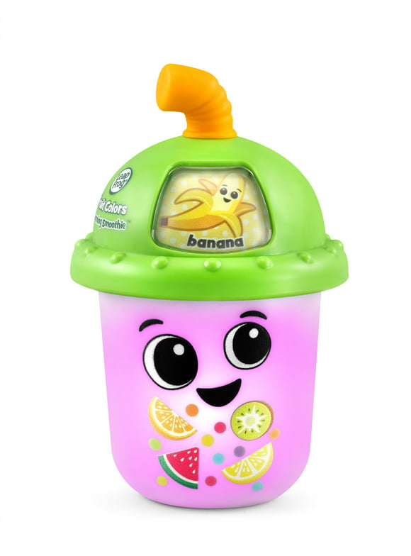 LeapFrog Fruit Colors Learning Smoothie Colorful Cup With Teether Toy Straw