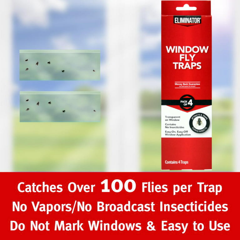 Raid Window Fly Trap - 4 fly traps