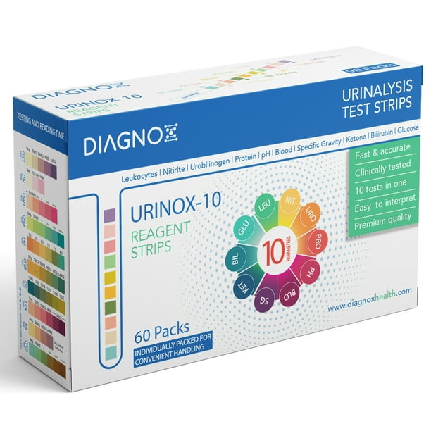 Urinox 10 Parameters Urine Test Strips for Urinalysis Reagent Strips