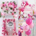 thumbnail image 3 of AOWEE 1st Birthday Decoration, Pink White Balloon Arch with Happy Birthday Banner, Number 1 Foil Balloon, Pink Tablecloth for Birthday Girls Daughter Baby Shower Party Decoration, 3 of 7