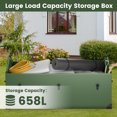 thumbnail image 4 of Patiojoy Waterproof Outdoor Storage Box 174 Gallon Outdoor Tarpaulin Deck Box with Ventilated Window Corner Protector, 4 of 9