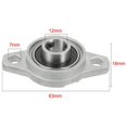 thumbnail image 5 of 8Pcs KFL001 12mm Alliage de Zinc Auto-Alignement Oreiller Bloc Bride Roulement Rhombique Palier Logement, 5 of 5