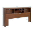 thumbnail image 2 of Prepac Sonoma Collection Manufactured Wood King Size Storage Headboard, 2 of 5