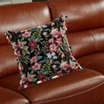 thumbnail image 1 of Fiudx Ofertas de la semana Funda de almohada marroquí con lado de lana bordado con diseños florales, funda de almohada de estilo étnico Su, funda de almohada de oficina, 1 of 6