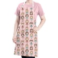thumbnail image 5 of Doll Princess Pattern Apron-Garden Aprons for Women with Pockets-Cotton Linen Waterproof Kitchen Cooking Gardening Aprons Adjustable for Kitchen,Cooking,BBQ and Salon 33x27 Inch, 5 of 7