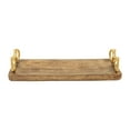 thumbnail image 2 of Huntley Equestrian Wooden Tray with Gold Bit Handles (Rectangle), 2 of 6