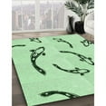 thumbnail image 2 of Ahgly Company Indoor Rectangle Patterned Mint Green Area Rugs, 5' x 8', 2 of 6
