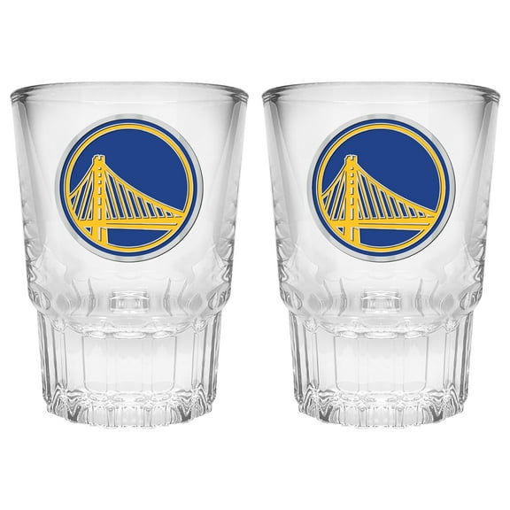 Golden State Warriors 2-Piece Prism Shot Glass Set