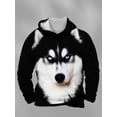 thumbnail image 4 of Sudadera con capucha para hombre, estampado de perro husky en 3D, sudaderas para hombre, camisa con capucha informal, sudaderas con capucha Y2k, ropa estilo pulóver, top Harajuku, ropa para hombre, 4 of 5