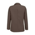 thumbnail image 4 of Women's Business Casual Blazer Solid Color Long Sleeve Lapel Pocket Open Front Office Jacket, 4 of 6