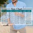 thumbnail image 3 of BLCHUNen Mens Long Sleeve Tee Shirts Pullover Cotton Button Workout Shirts Breathable Lightweight Casual Trendy Tops with Pocket, 3 of 9