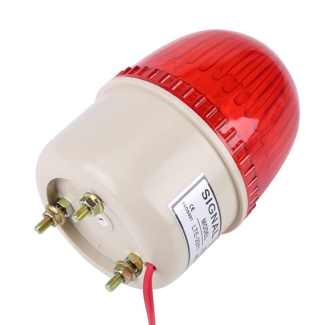Flash Warning Strobe,1PC AC 220V 15W Warning Strobe Flash Warning Light Remarkable Clarity