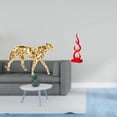 thumbnail image 2 of Figura de guepardo,Figura de guepardo dorado,adorno de escritorio moderno,Escultura abstracta de fuego,Estatua de arte abstracto para decoración del hogar,Escultura de fuego, 2 of 8