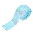 thumbnail image 1 of Unique Bargains 11 Yards 2 Inch Elastic Sequins Trim 5 Row Flat Sequin Strip Sequins Fabric Ribbon for Sewing Light Blue, 1 of 5