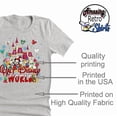 thumbnail image 5 of Walt Disney World Christmas Unisex Short Sleeve Shirt (Grey-4X Large), 5 of 8