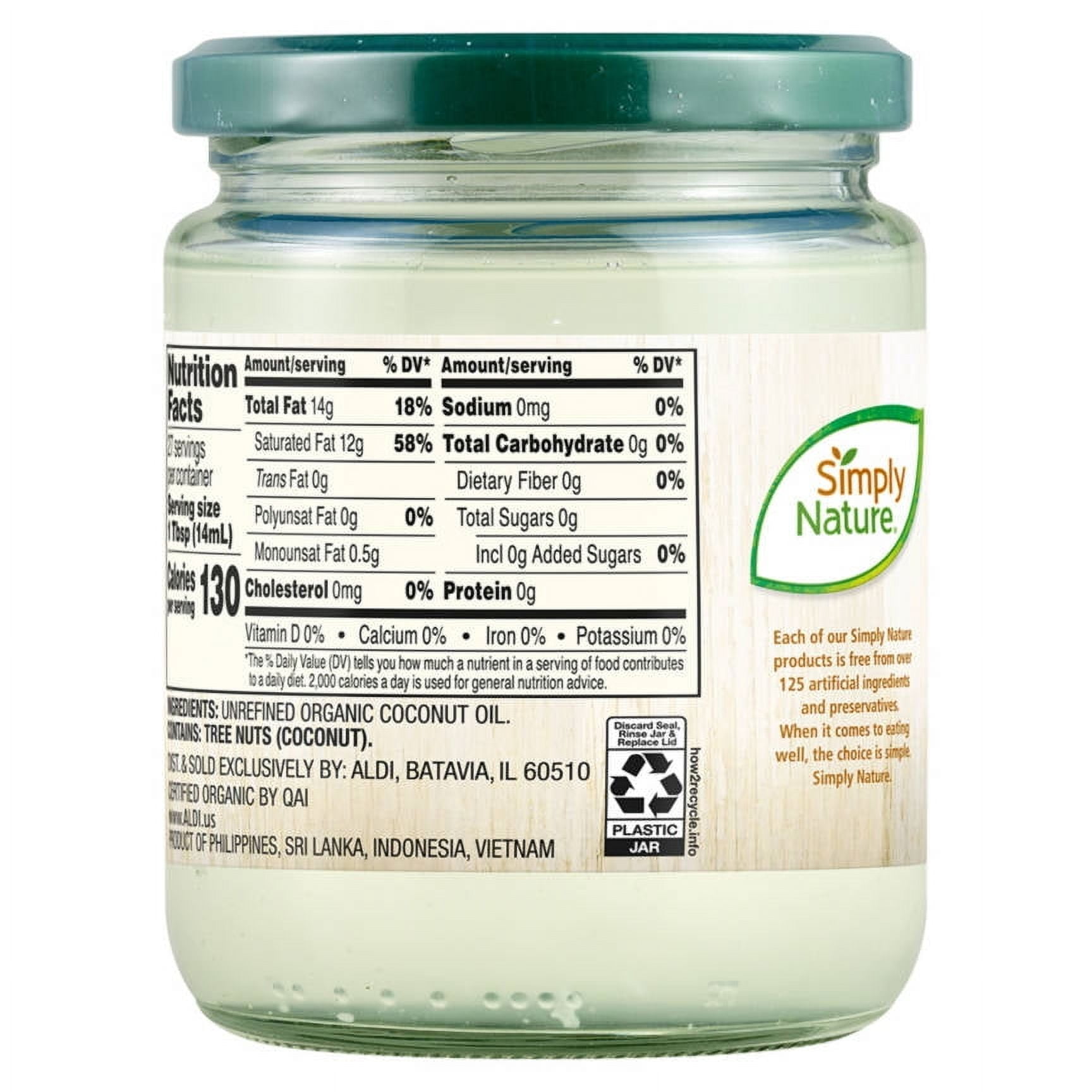 2PK Organic Coconut Oil | Bulk edible oils for specialty - Walmart