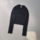 thumbnail image 5 of Deportes nuevos de manga larga para mujer, Otoño e Invierno, cuello redondo, secado rápido, entrenamiento para correr, Pilates, Fitness, Tops, ropa de Yoga, 5 of 6