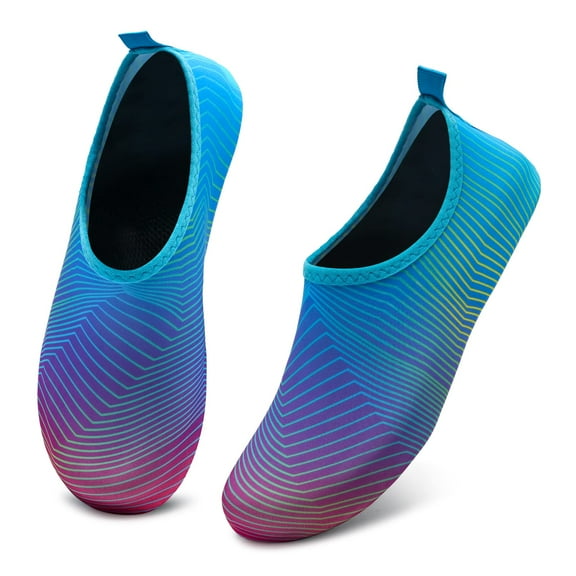 NING MENG Water Shoes Unisex Quick-Dry Aqua Yoga Socks Size 9.5/8.5 Colorful