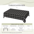 thumbnail image 6 of Rectangle Table Cloth, Clan Moffat Gray Black Red Scottish Tartan Plaid Resistant Washable Tablecloth Decorative Table Cover for Dining, Indoor and Outdoor, 6 of 6