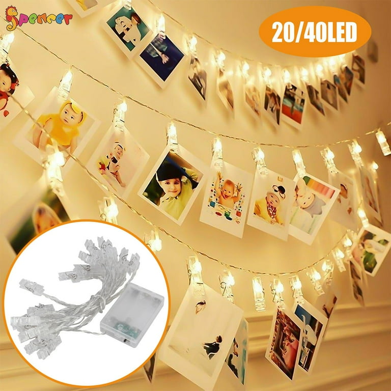 20 LED Card Photo Clip String Fairy Lights Battery Christmas Party Wedding light 20 LED Card Photo Clip String Fairy Lights Battery Christmas Party Wedding light