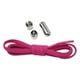 thumbnail image 2 of Cordones elásticos sin nudos, 2 unidades, semicirculares, universales. Rosa roja, 2 of 9