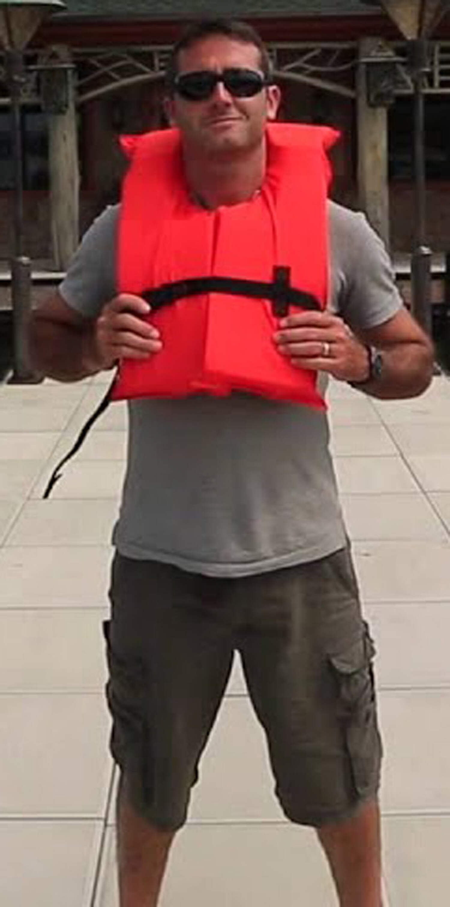 Hardcore Water Sports Hardcore Coast Guard approved life jackets for adults.  High visibility neon orange color type II keyhole life vest in classic May West style. Compliance life vests and flotation
