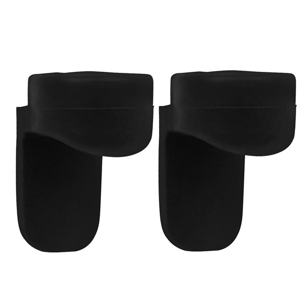 Dedo para Clarinete Almohadilla Suave para Reposapiés para Instrumentos Viento (negro) 2 Uds.
