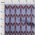 thumbnail image 1 of oneOone Georgette Viscose Fabric Chevron Ikat Print Fabric By The Yard 42 Inch Wide, 1 of 4