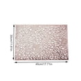 thumbnail image 2 of Gkeoshab Napperon Rectangulaire Fleur Napperon en PVC Maison Quotidien Décoration de Table Napperon en PVC Or Chaud Triangle Maison et Jardin, 2 of 4