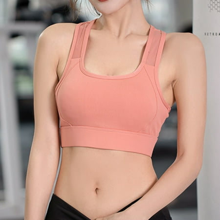 

Leutsin Women Sexy Brazilian Bikini Women s Sports Underwear Women s Anti-shock Bra Fitness Running Mesh Breathable Europe And The United States Wear Beautiful Back Yoga Vest