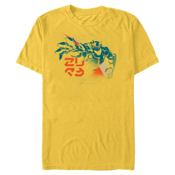 Disney PIXAR Lightyear Emperor Zurg Attacks - Short Sleeve Blended T-Shirt for Adults - Customized-Yellow