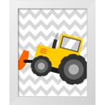 thumbnail image 1 of Robinson, Tamara 12x14 White Modern Wood Framed Museum Art Print Titled - Construction Chevron I, 1 of 4