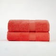 thumbnail image 1 of Solid Organic Cotton 2-Piece Bath Sheet Set, 1 of 5