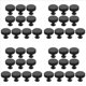thumbnail image 1 of Paquete de 40 Pomos Moleteados de Color Negro Mate para Armarios de Cocina, Tiradores Redondos para Cajones, CóModas, Armarios y Guardarropas, 1 of 5