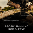 thumbnail image 4 of 6th Sense - ProSix Spinning Rod Sleeve - Neoprene Rod Sleeve Covers Made with Floating, Snag Resistant Materials, 4 of 7
