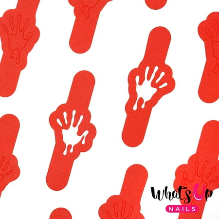 Download Whats Up Nails - Bloody Hands Vinyl Stencils Nail Art ...