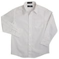 thumbnail image 3 of French Toast School Uniform Boys Button Down Long Sleeve Poplin Dress Shirt 34138-5 (White), 3 of 3