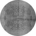 thumbnail image 1 of Ahgly Company Indoor Round Oriental Gray Industrial Area Rugs, 7' Round, 1 of 4