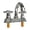 Chrome, variant on RV Bathroom Faucets 4 Inch Centerset, Double Cross Knob Handle Sink Mixer Tap for Vanity Lavatory RV Camper, Chrome