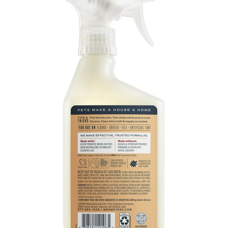 Mrs. Meyer's Clean Day Pet Multi-Surface Cleaner, Orange Blossom