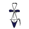 thumbnail image 3 of Blmnix Sexy Swimsuits Womens Bathing Suits One Piece Bikini Swimsuits Swimming Suits Halter Cute One Piece Swimsuit for Women,Free Size, 3 of 4