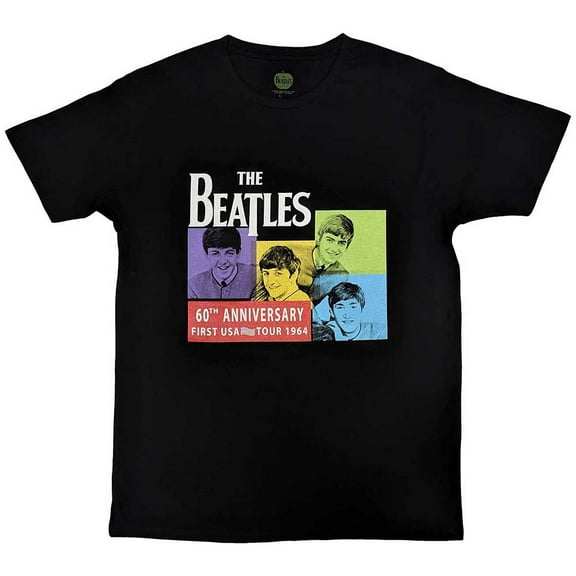 The Beatles Unisex T-Shirt: US 1964 (Small)