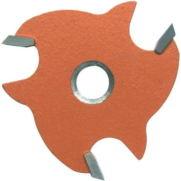 CMT 823.364.11 3-Wing Slot Cutter with 45-Degree Bore, 1/4-Inch Cutting Length and 5/16-Inch Bore